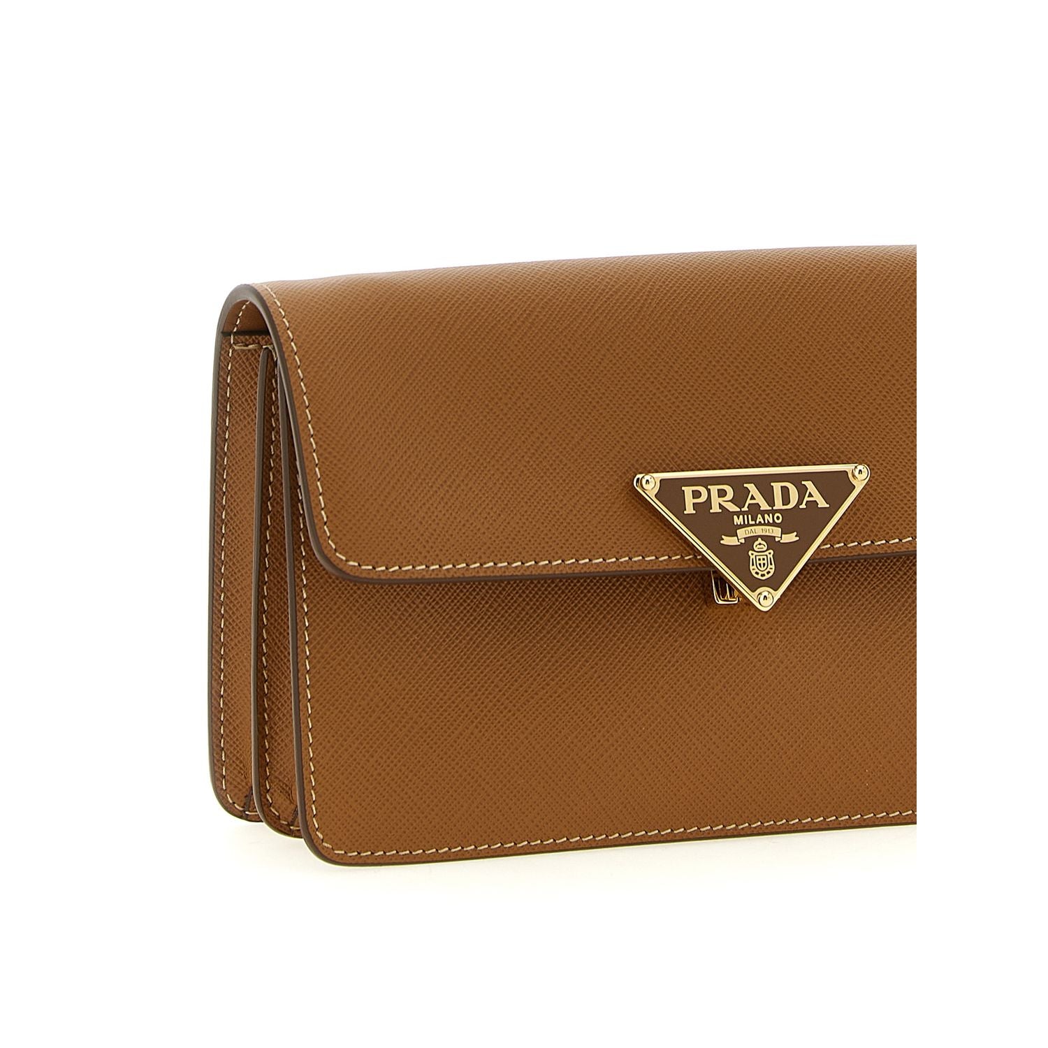Prada Beige Calfskin Crossbody Bag