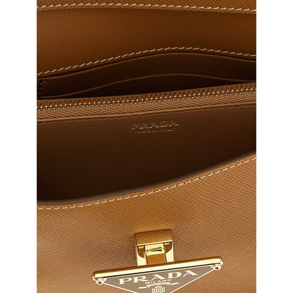 Prada Beige Calfskin Crossbody Bag