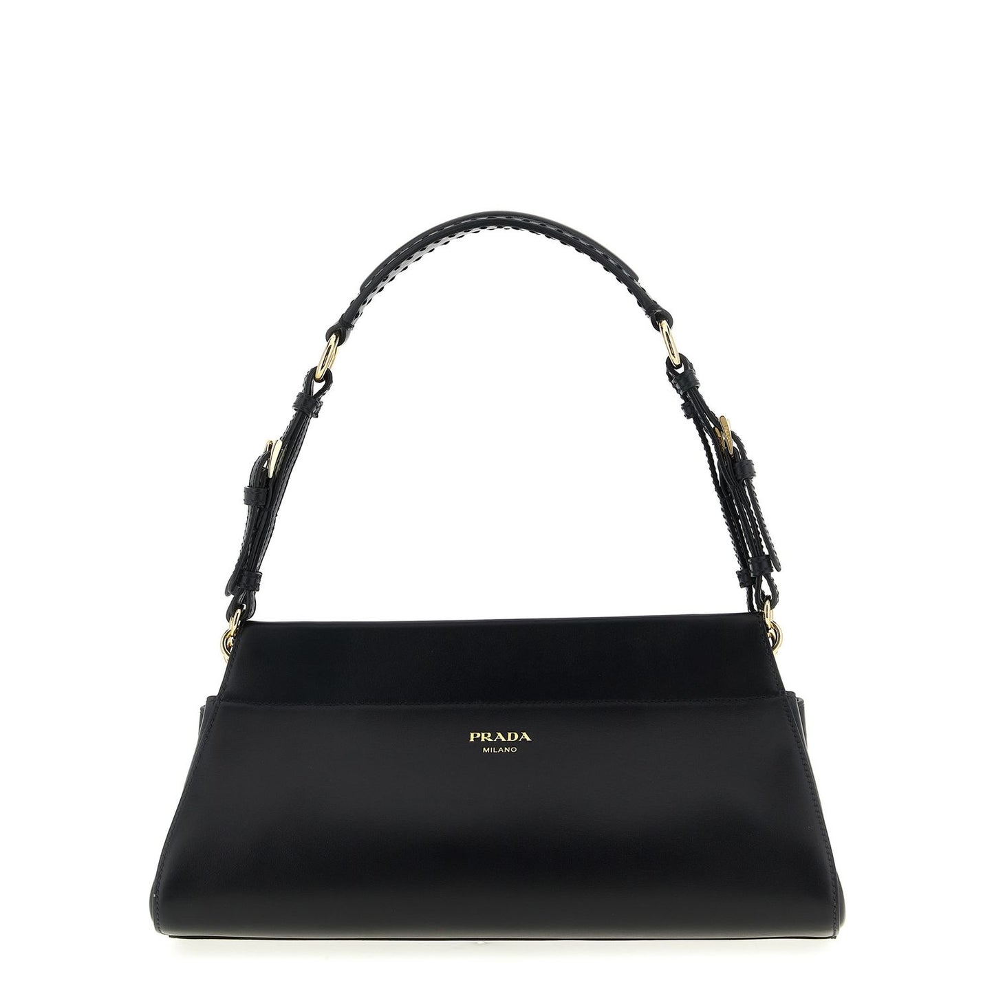 Prada Black Calfskin Shoulder Bag