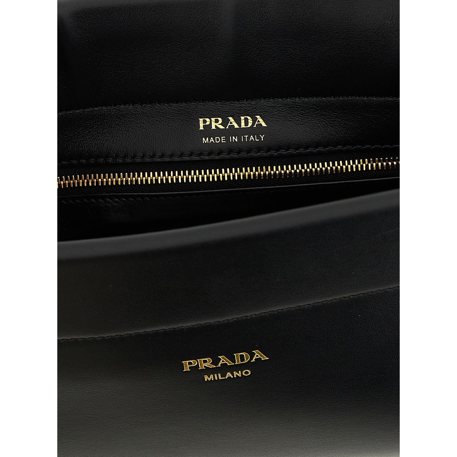 Prada Black Calfskin Shoulder Bag