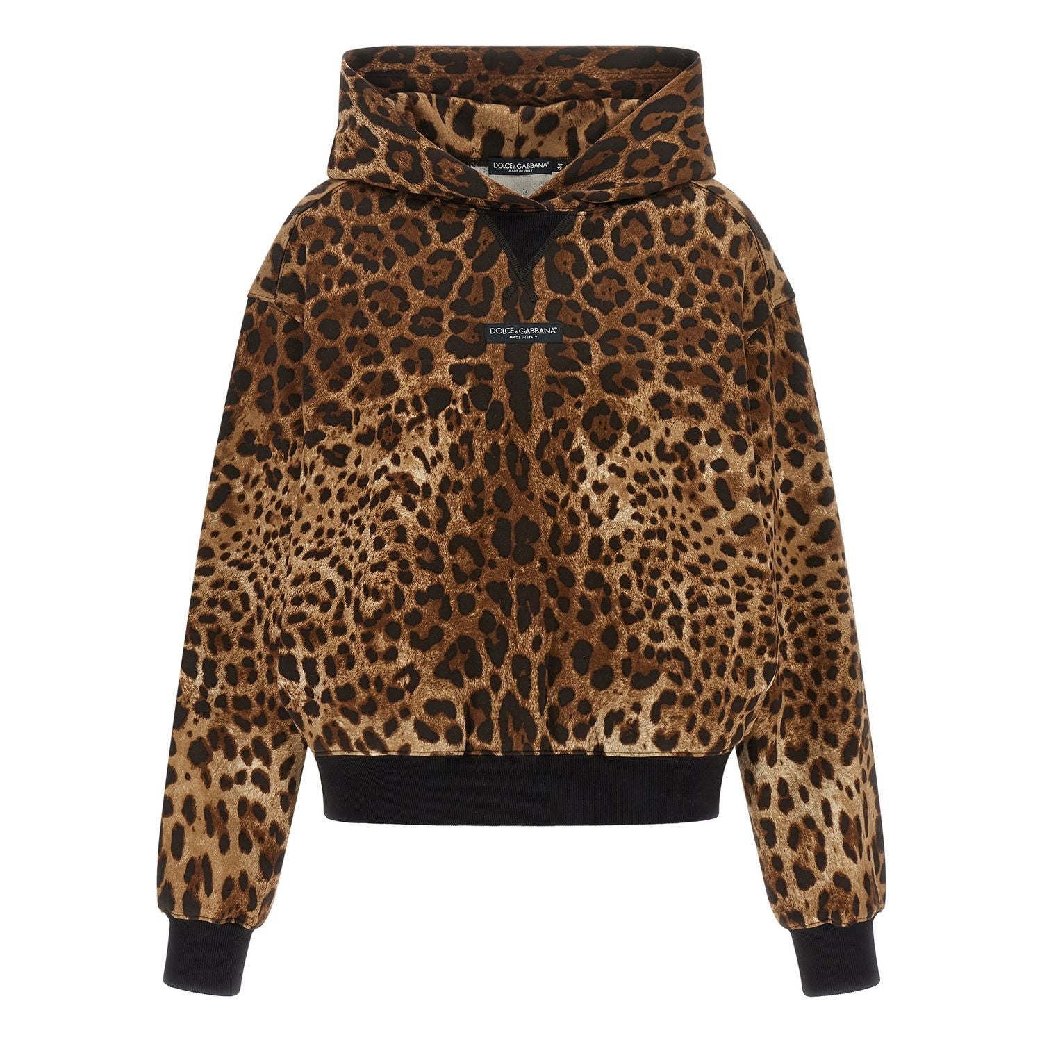 Dolce & Gabbana Brown Cotton Hoodie