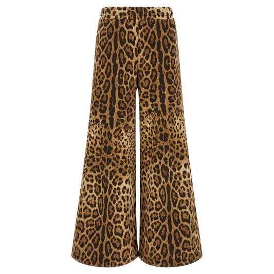 Dolce & Gabbana Brown Cotton Casual Pants