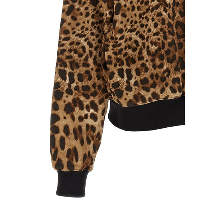 Dolce & Gabbana Brown Cotton Hoodie