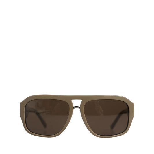 Dolce & Gabbana Khaki DG4403 Acetate Aviator Frame Eyewear Sunglasses