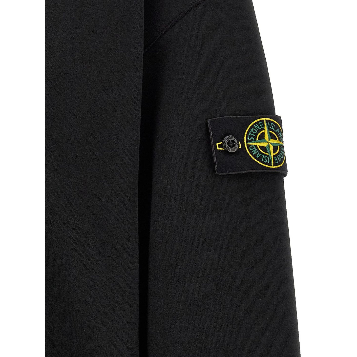 Stone Island Black Cotton Sweatshirt
