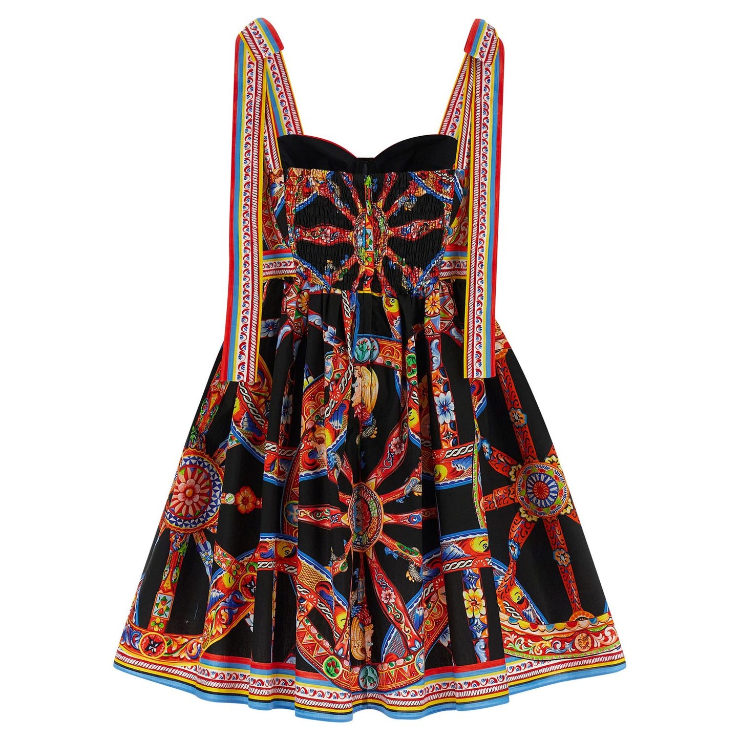 Dolce & Gabbana Multicolor Cotton Short Dress