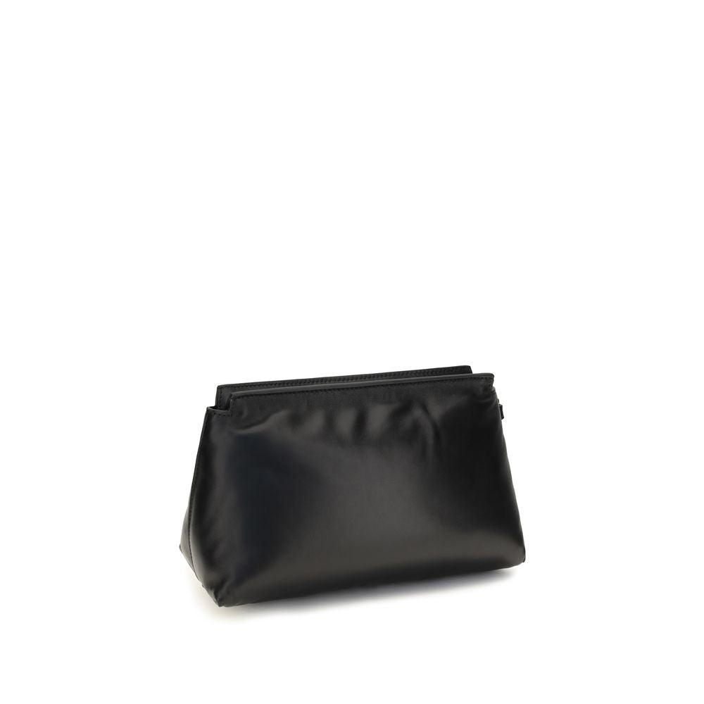 Givenchy Black Lamb Ovis Aries Clutch Bag