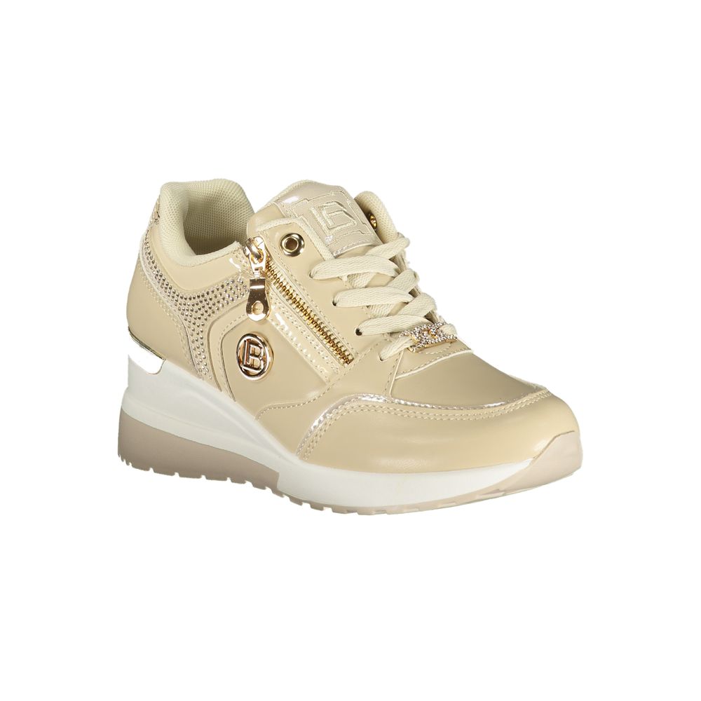Laura Biagiotti Beige Polyurethane Women's Sneaker
