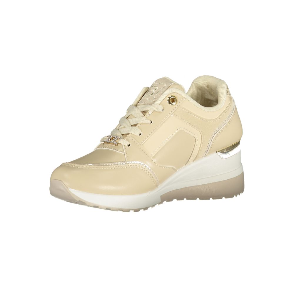 Laura Biagiotti Beige Polyurethane Women's Sneaker