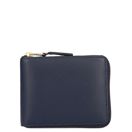 Comme Des Garçons Blue Calfskin Wallet