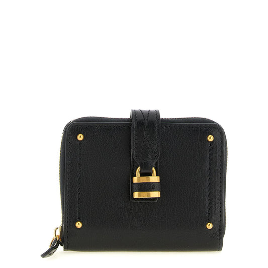 Chloé Black Buffalo Leather Cardholder