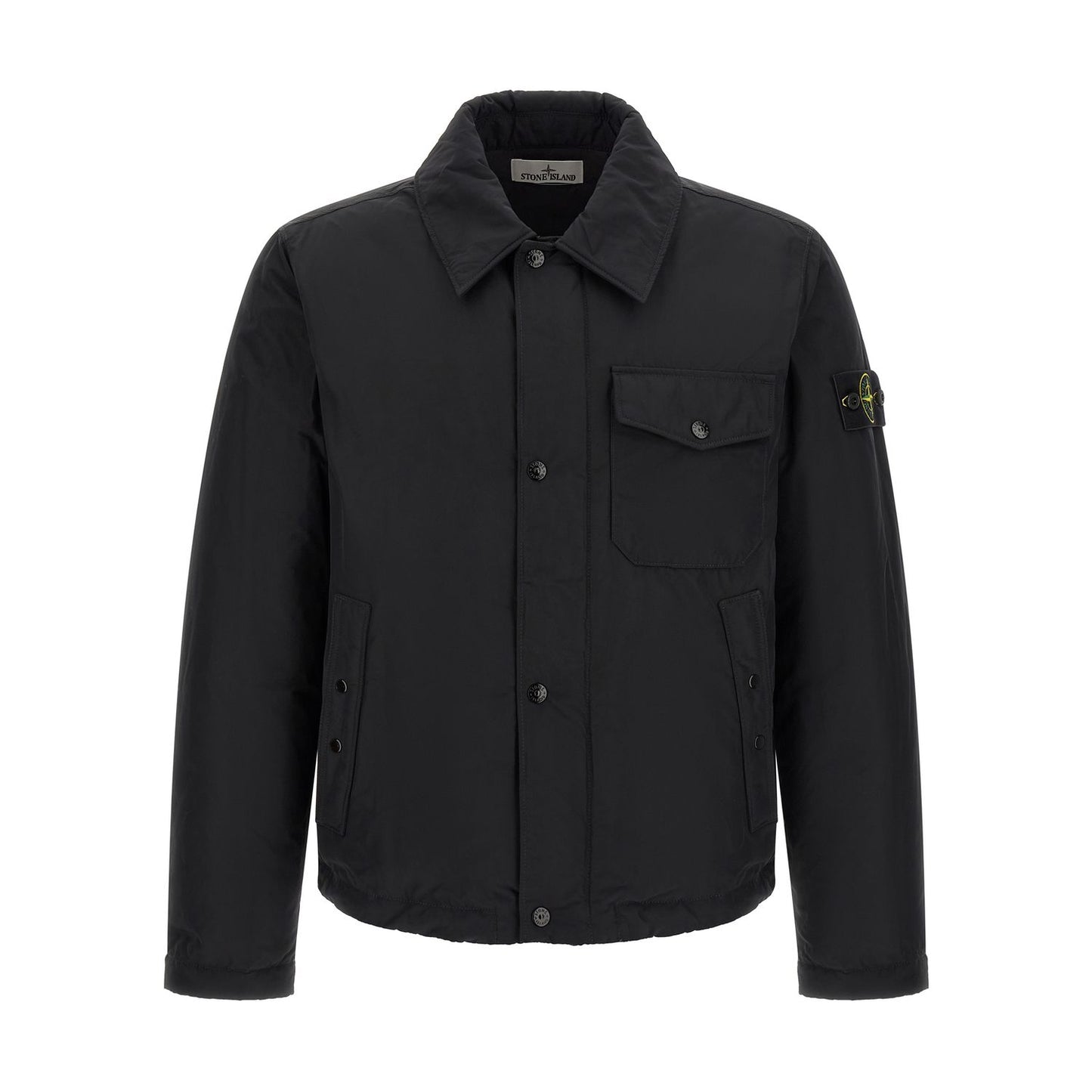 Stone Island Black Polyester Jacket