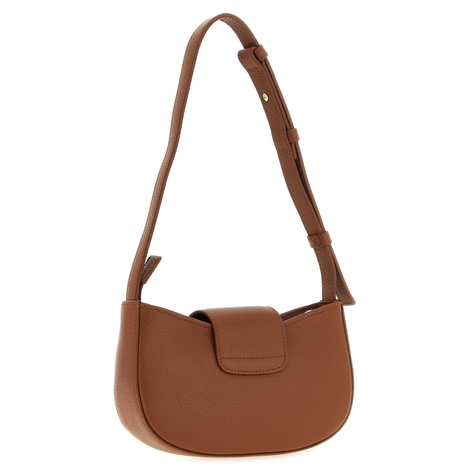 Ferragamo Brown Calfskin Gabry Mini Shoulder Bag