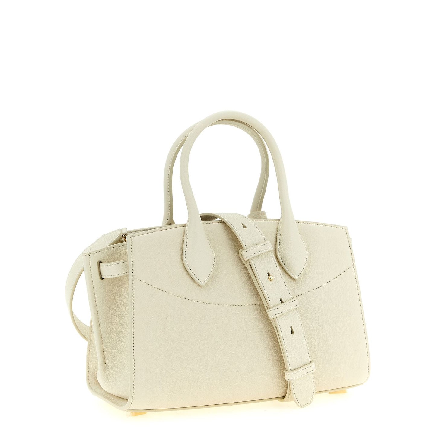 Ferragamo White Calfskin Handbag