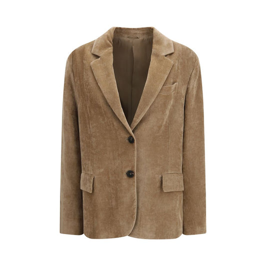 Brunello Cucinelli Beige Viscose Jacket