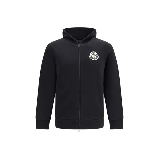 Moncler Black Cotton Sweatshirt