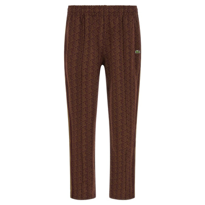 Lacoste Brown Polyester Joggers (Workout Pants)