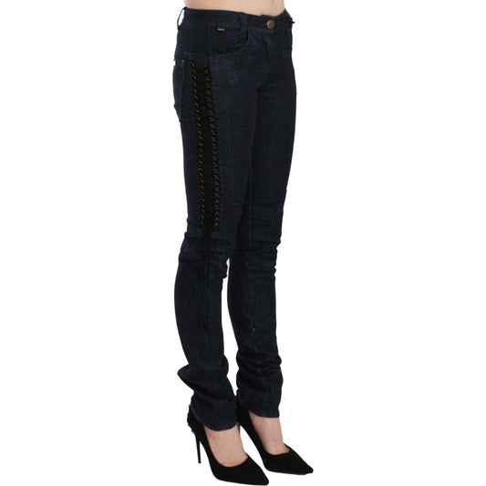 Just Cavalli Elegant Low Waist Skinny Trousers Jeans & Pants Just Cavalli