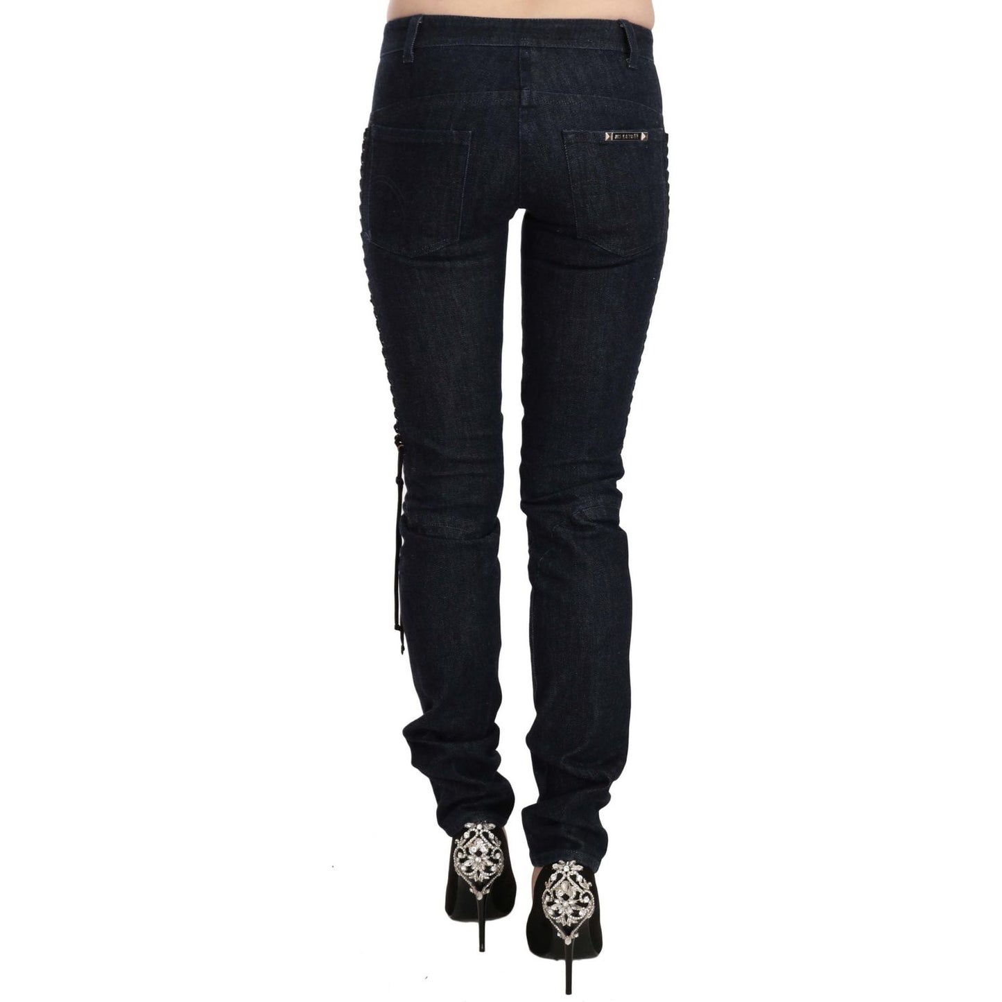 Just Cavalli Elegant Low Waist Skinny Trousers Jeans & Pants Just Cavalli