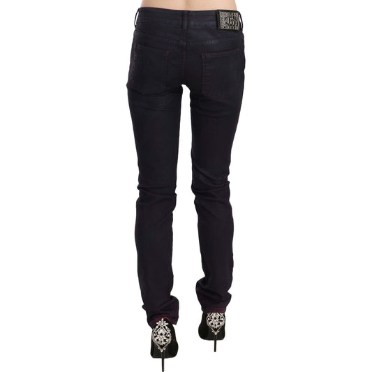 Just Cavalli Chic Black Low Waist Skinny Denim Jeans & Pants Just Cavalli