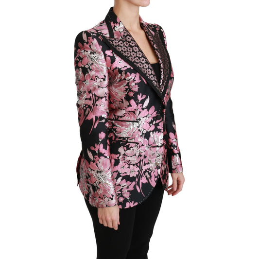 Dolce & Gabbana Elegant Floral Jacquard Blazer Dolce & Gabbana