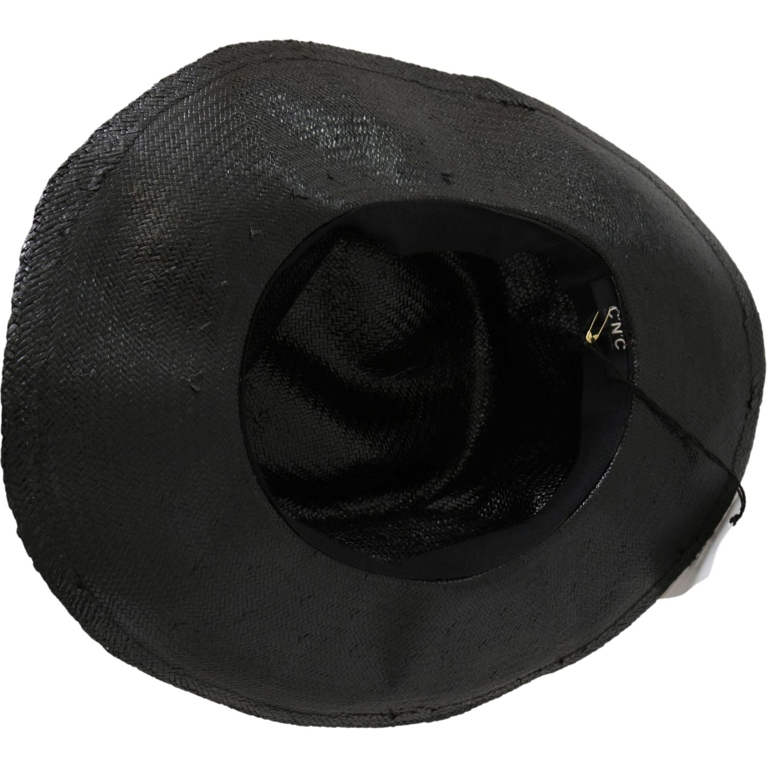 Costume National Black Wide Brim Cowboy Solid Hat