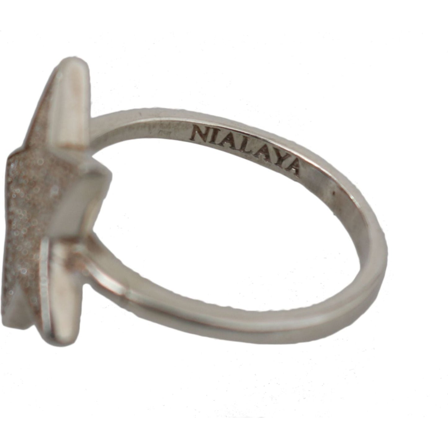 Nialaya Silver Womens Clear CZ Star 925 Ring1728,5,67345645728,Accessories,Category - Jewellery,Clear CZ Crystals,EU49 | US5,EU51 | US5,EU54 | US7,Jewellery - Accessories,Jewelry,Material: 925 Sterling Silver,Men,New with tags,Nialaya,Rings - Jewellery -