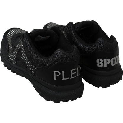 Philipp Plein Black Running Jasmines Sneakers Shoes