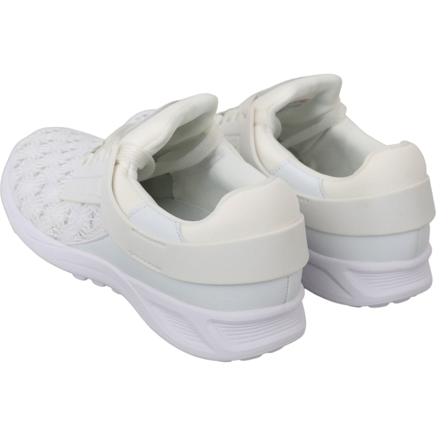 Philipp Plein White Polyester Casual Sneakers Shoes1728,67345645728,EU37/US6.5,Material: Polyester,New with tags,Philipp Plein,Shoes,Sneakers - Shoes,Sneakers - Women - Shoes,Sport Shoes (athletic shoes) - Sportswear - Clothing,Sportswear - Clothing,White