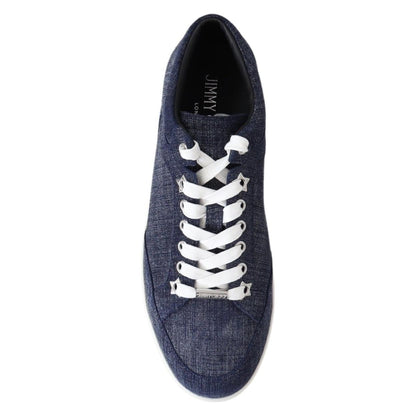 Jimmy Choo Miami Blue Denim Sneakers