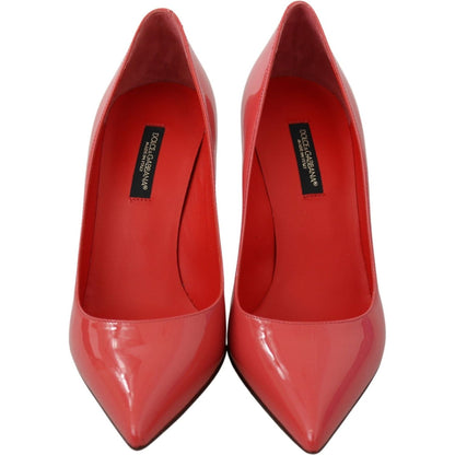 Dolce & Gabbana Dark Pink Patent Leather Heels Pumps 1728,67345645728,Dolce & Gabbana,EU35/US4.5,Material: Leather,Mid Heel - Pumps - Shoes,New with tags,Pink,Pumps - Shoes,Pumps - Women - Shoes,Shoes,Women,Women - Shoes