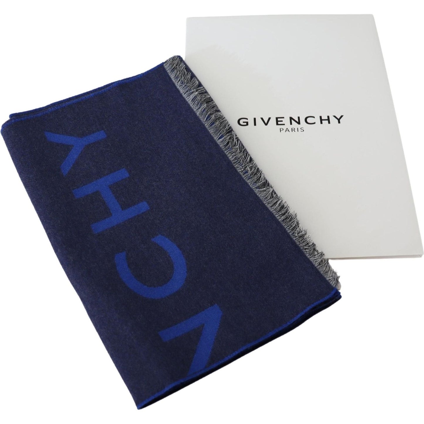 Givenchy Elegant Unisex Wool Silk Blend Scarf Wool Wrap Shawls Givenchy