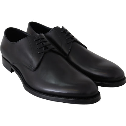 Dolce & Gabbana Black Leather SARTORIA Hand Made Shoes