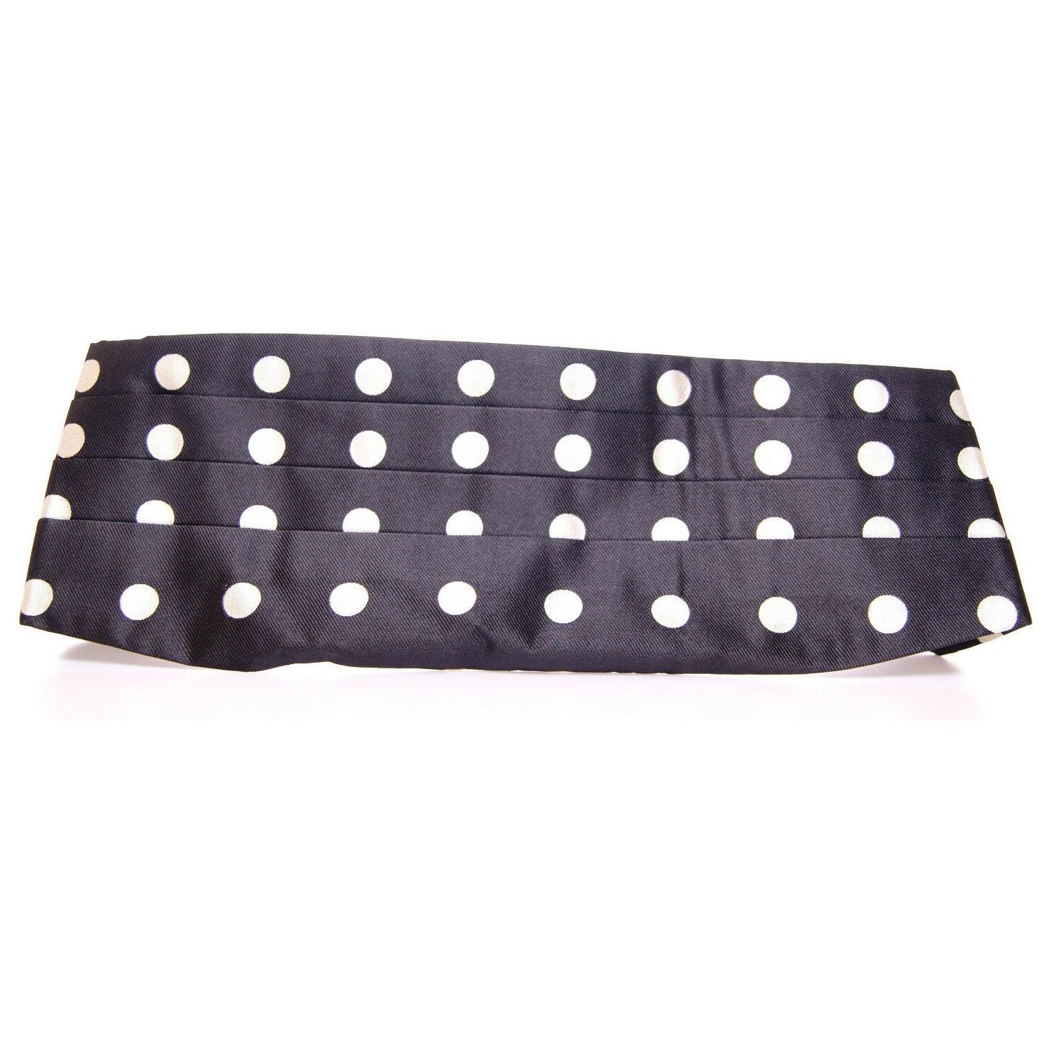 Dolce & Gabbana Black Waist Smoking Tuxedo Cummerbund Belt