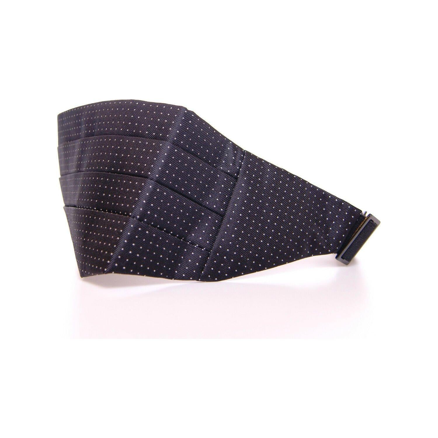 Dolce & Gabbana Black Waist Smoking Tuxedo Cummerbund  Belt