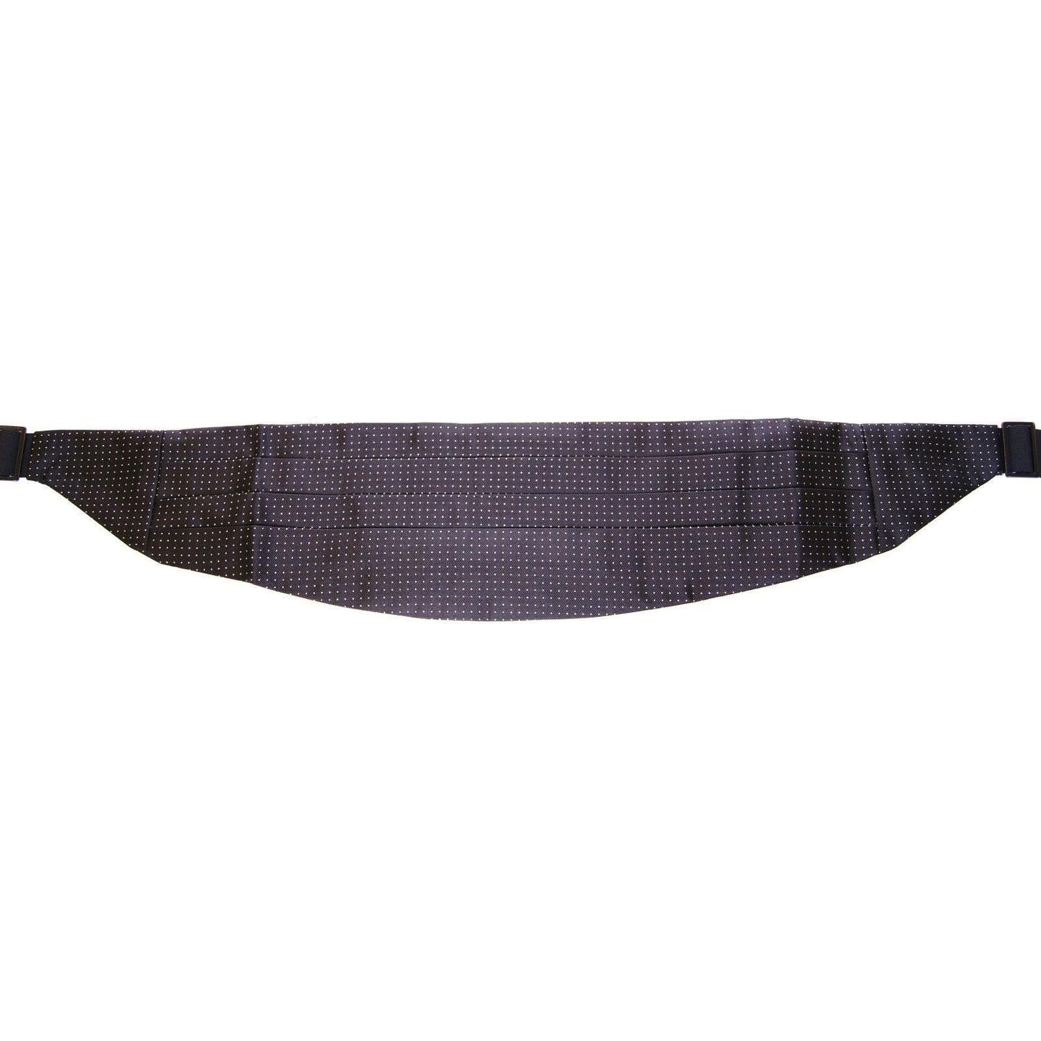 Dolce & Gabbana Black Waist Smoking Tuxedo Cummerbund  Belt
