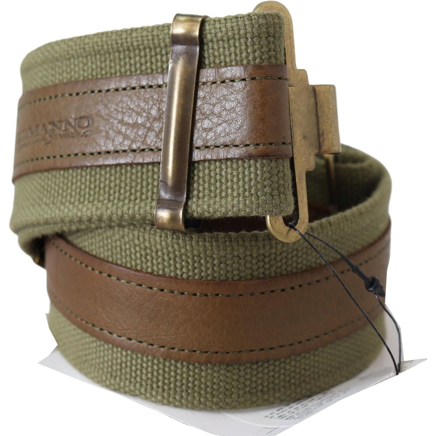 Ermanno Scervino Chic Army Green Rustic Belt Belt Ermanno Scervino