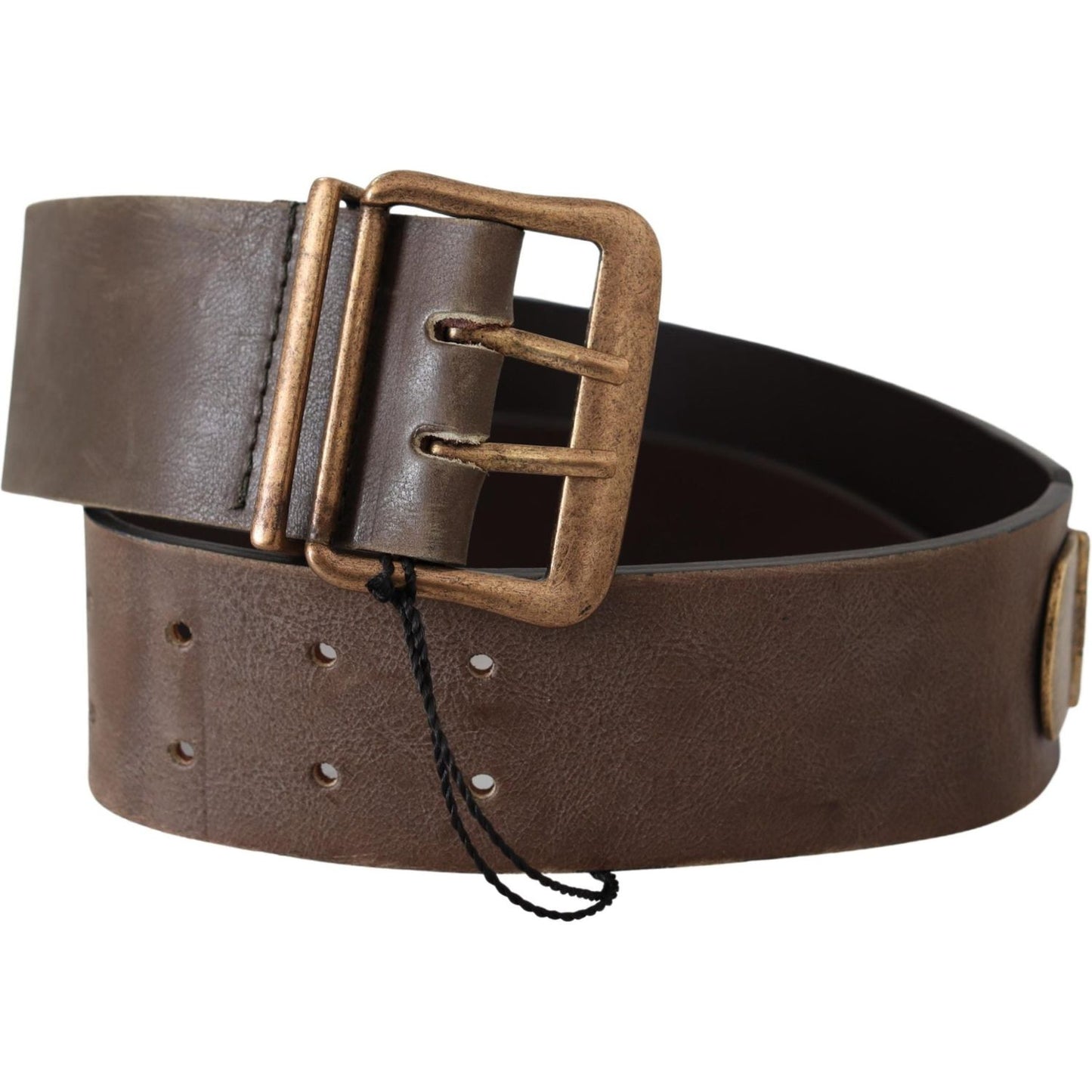 Ermanno Scervino Elegant Leather Fashion Belt in Rich Brown Belt Ermanno Scervino