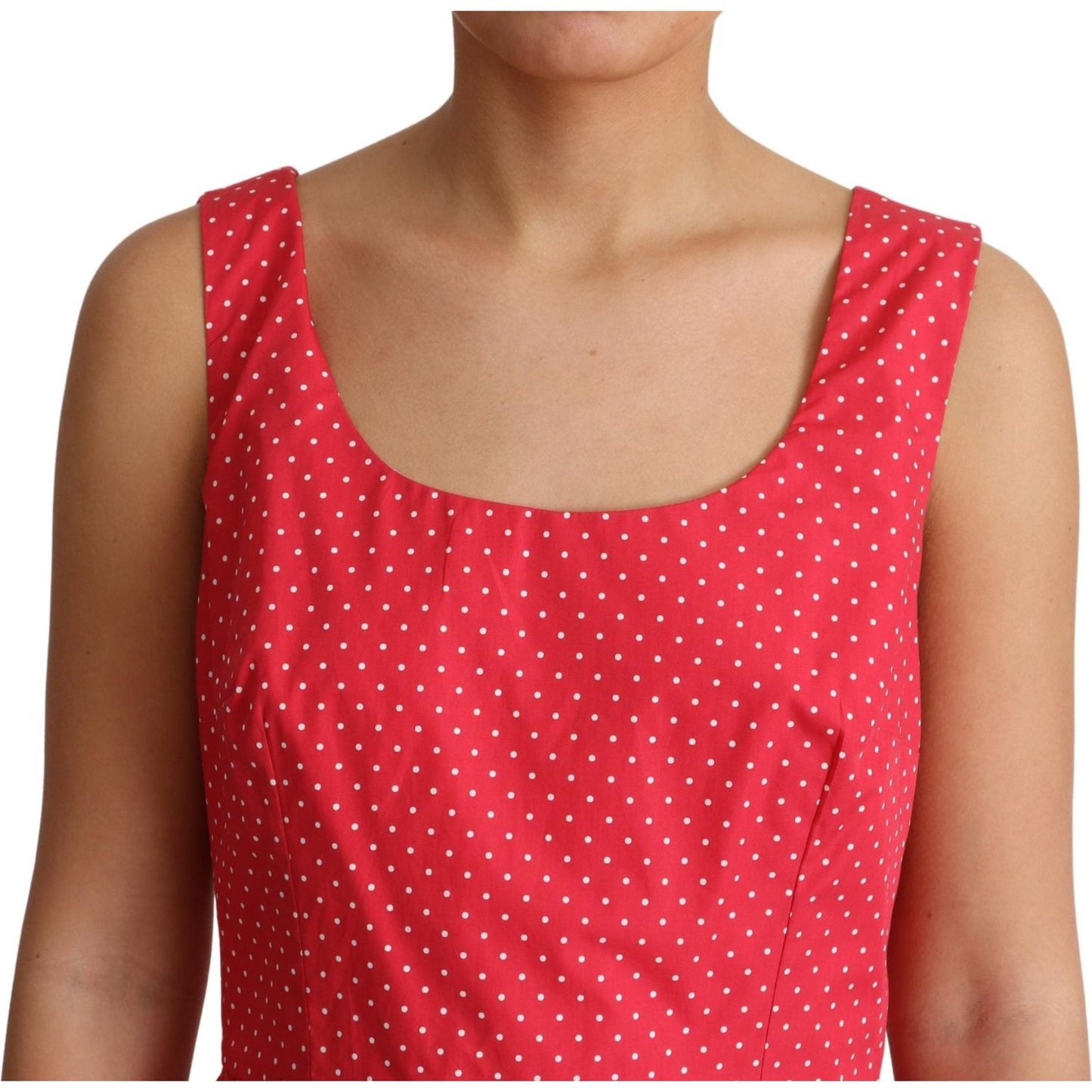 Dolce & Gabbana Polka-Dot Sleeveless A-Line Dress Dolce & Gabbana