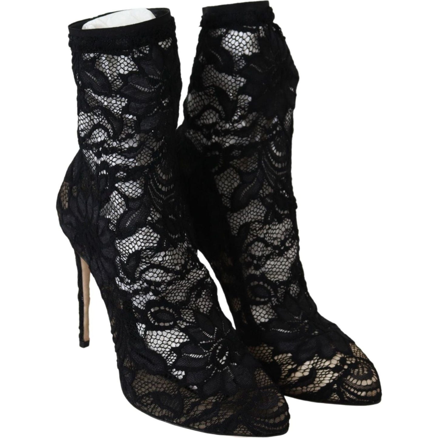 Dolce & Gabbana Black Lace Taormina Pumps Elegance Unleashed Dolce & Gabbana