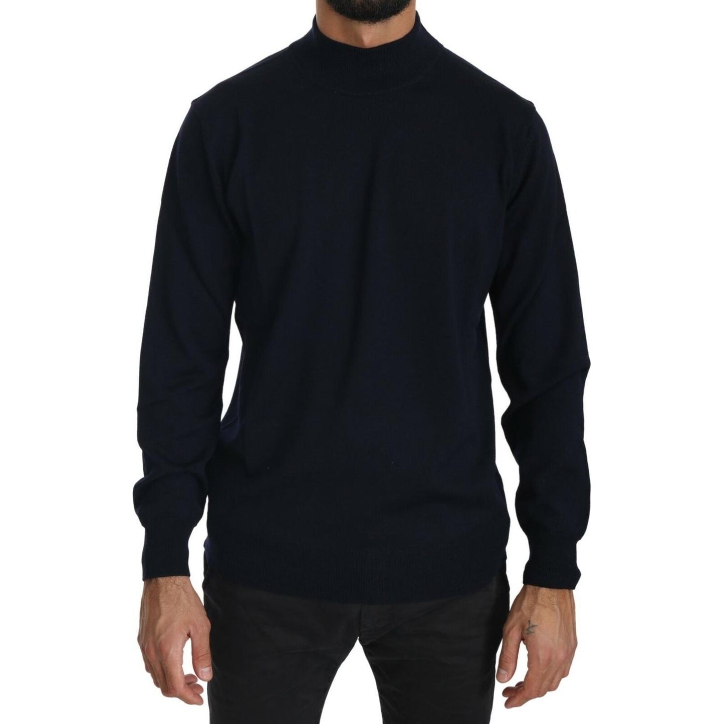 MILA SCHÖN Elegant Dark Blue Pullover Sweater MILA SCHÖN