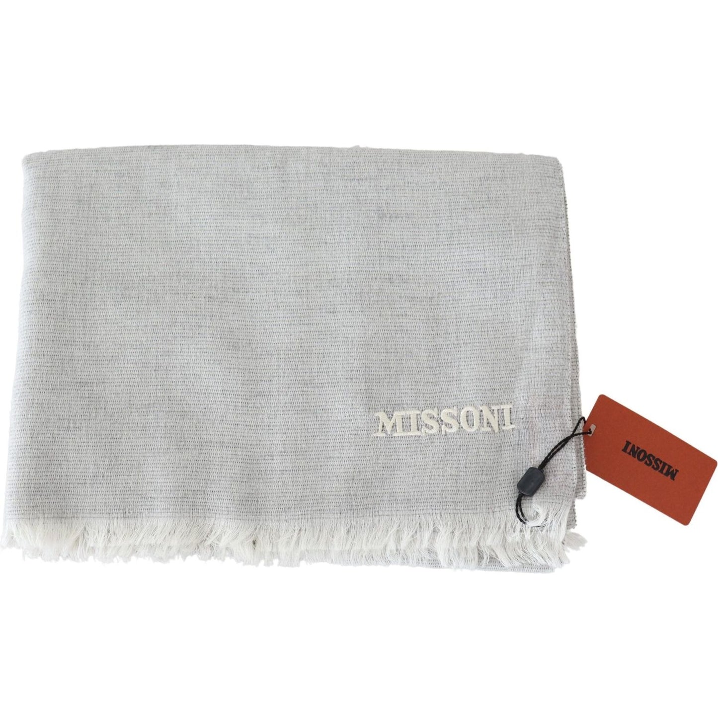 Missoni Gray Wool Knit Unisex Neck Wrap Scarf 1728,67345645728,Accessories,Gray,Material: 100% Wool,Men,Men - Accessories,Missoni,New with tags,Scarves - Accessories,Scarves - Men - Accessories,Scarves - Scarves - Accessories