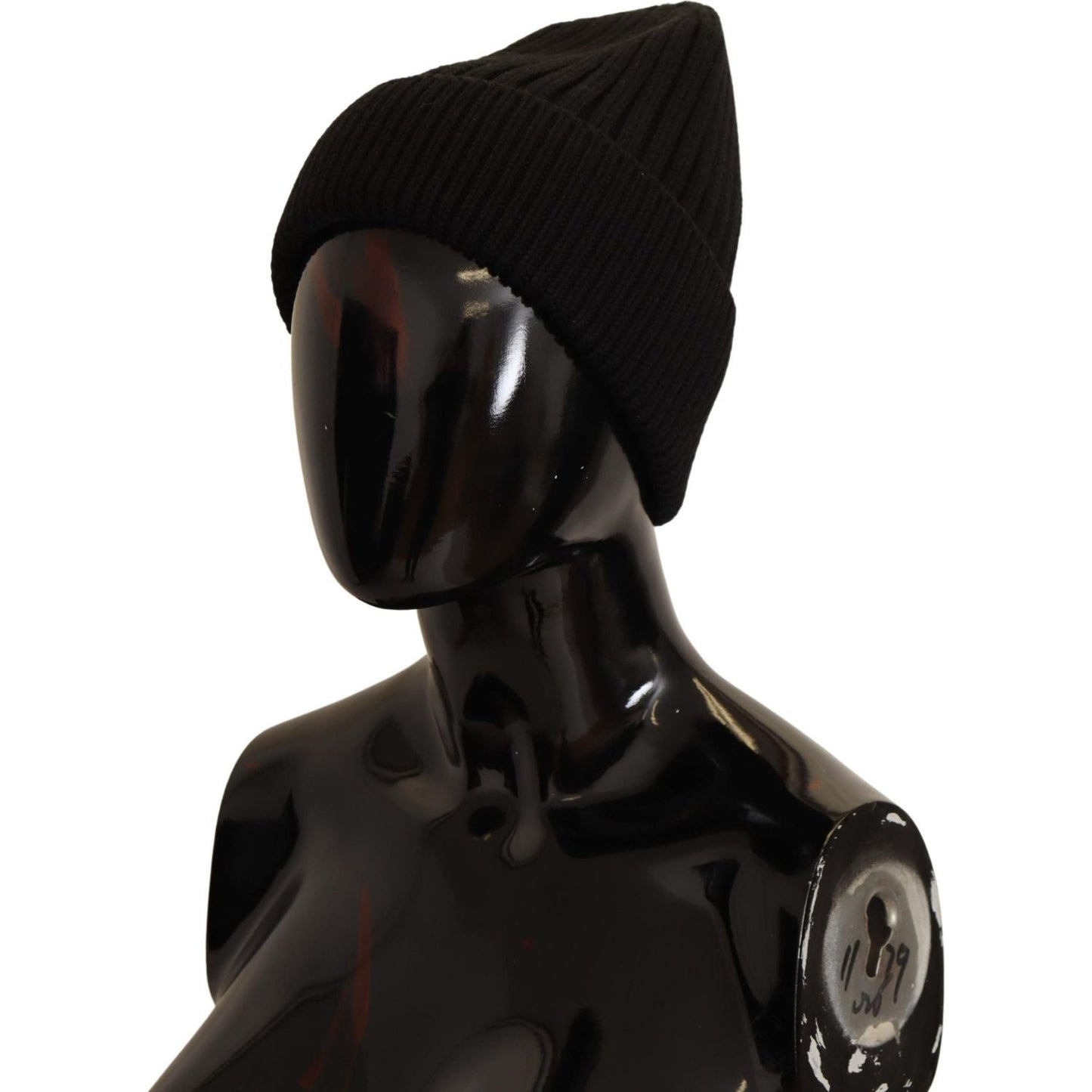 Dolce & Gabbana Black Wool Knit Women Winter Hat