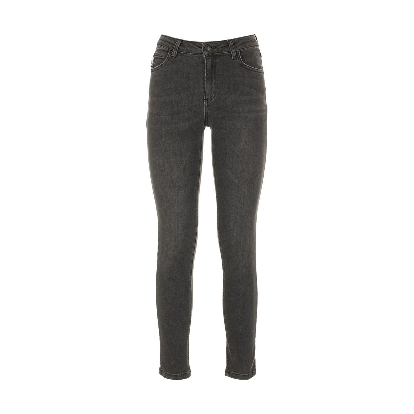 Chic Grey Imperfect Denim Elegance Jeans & Pants Imperfect