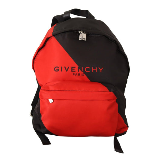 Givenchy Red & Black Nylon Urban Backpack