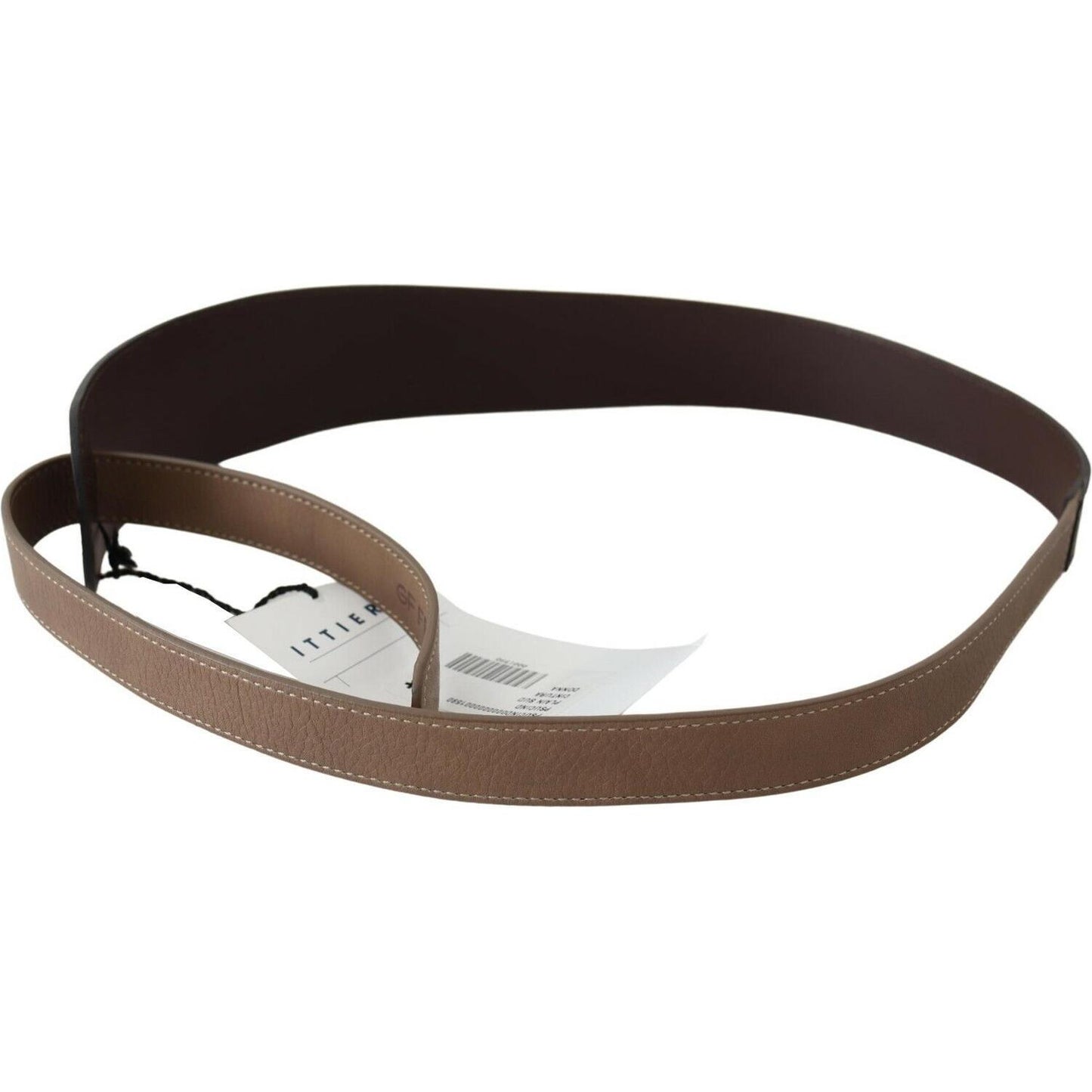 GF Ferre Elegant Dark Brown Braided Leather Belt WOMAN BELTS GF Ferre