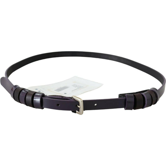 GF Ferre Elegant Violet Leather Fashion Belt GF Ferre