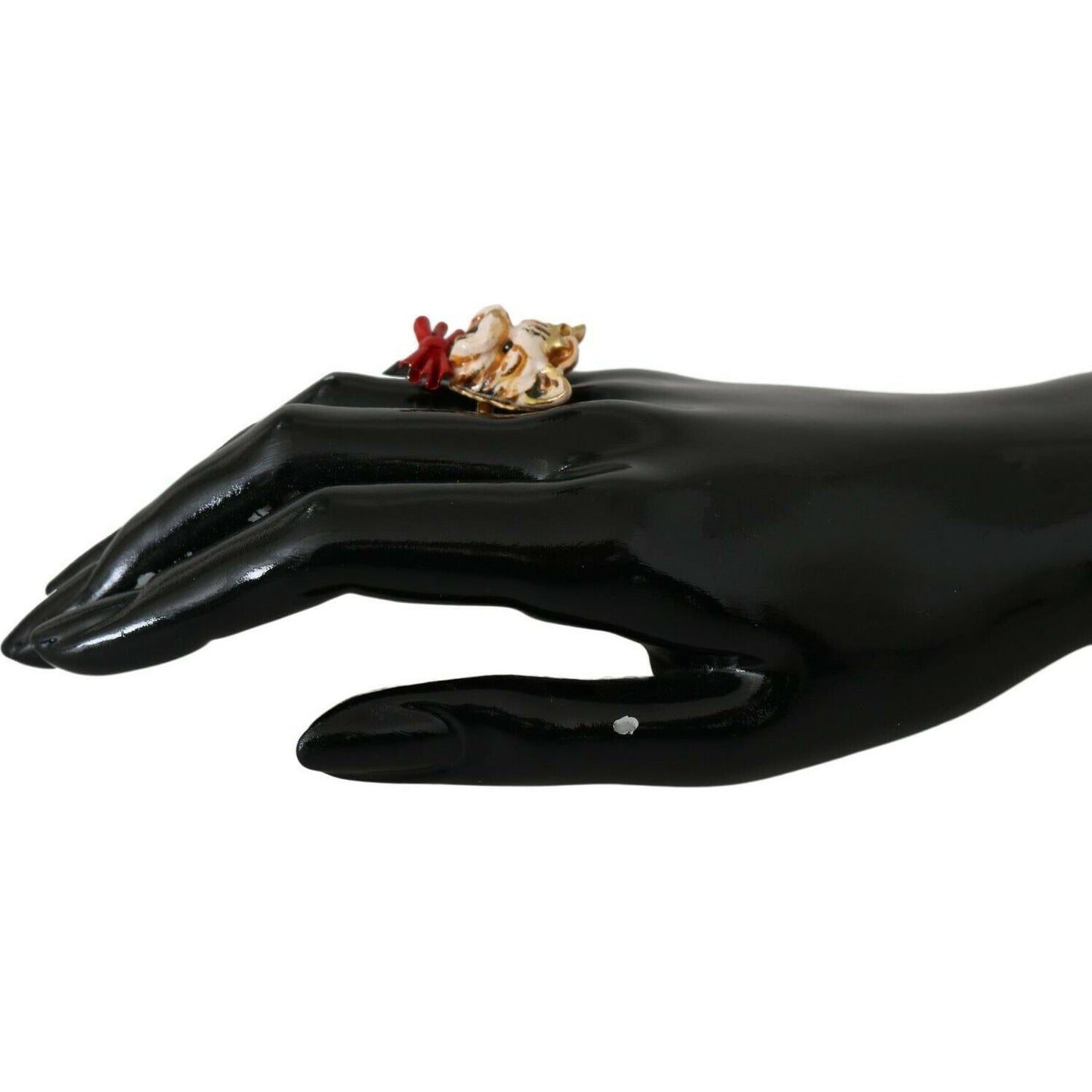 Dolce & Gabbana Elegant Canine Charm Women's Ring Dolce & Gabbana