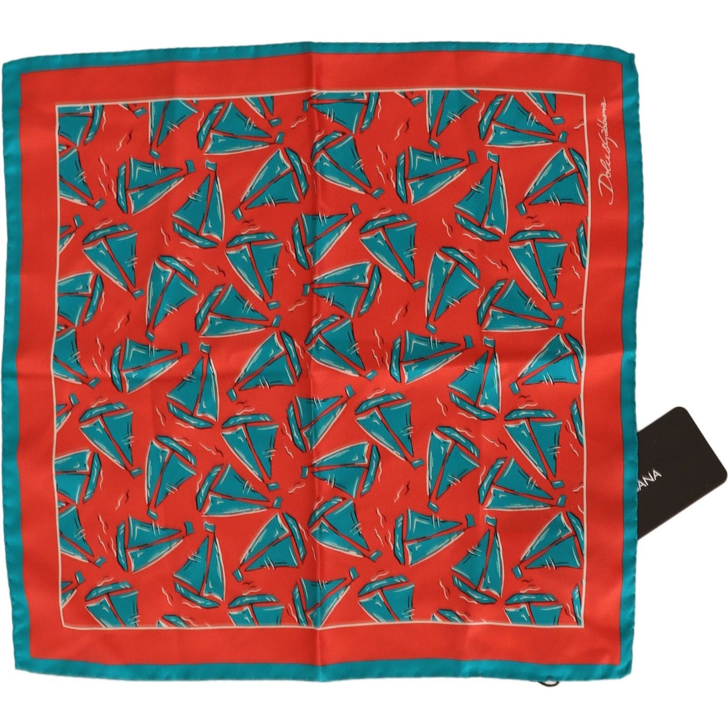 Sunset Marina Silk Pocket Square