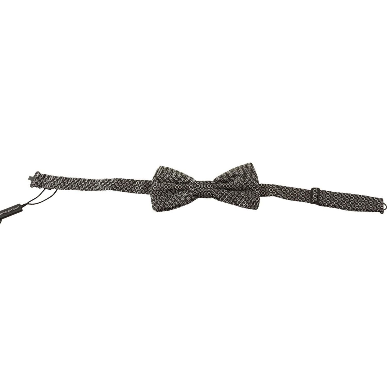 Dolce & Gabbana Multicolor Patterned Adjustable Neck Papillon Bow Tie